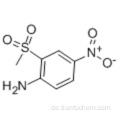 2-METHANSULFONYL-4-NITROPHENYLAMIN CAS 96-74-2